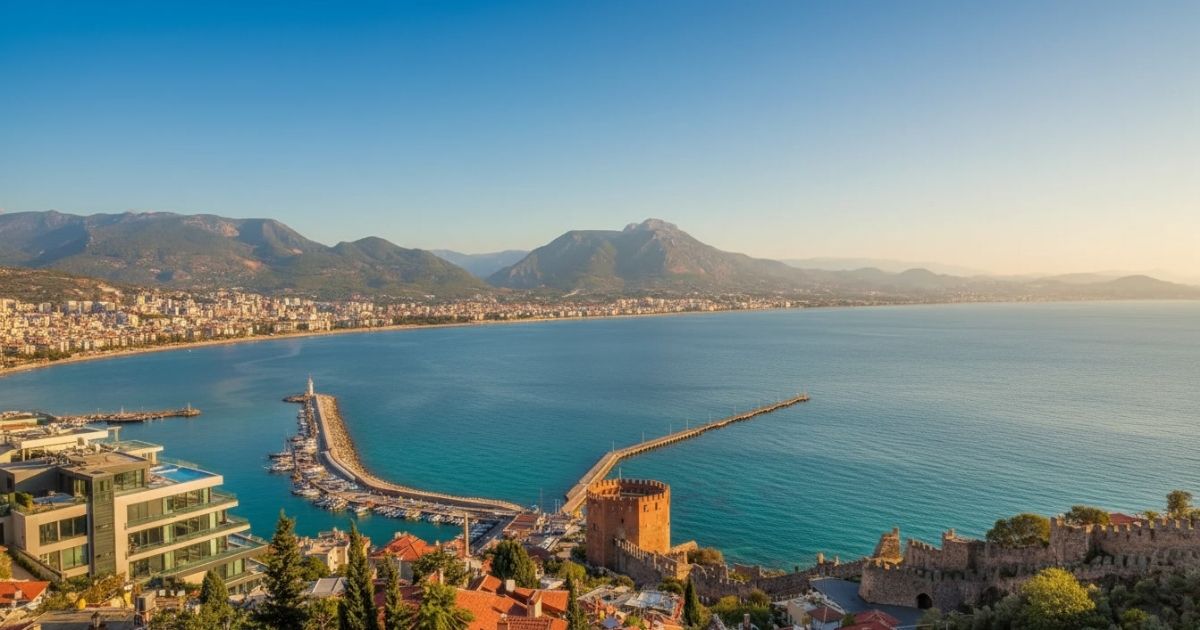 Alanya'da en iyi cephe hangisi sorusuna cevap arayanlar için iklim ve Toros dağları manzarası.