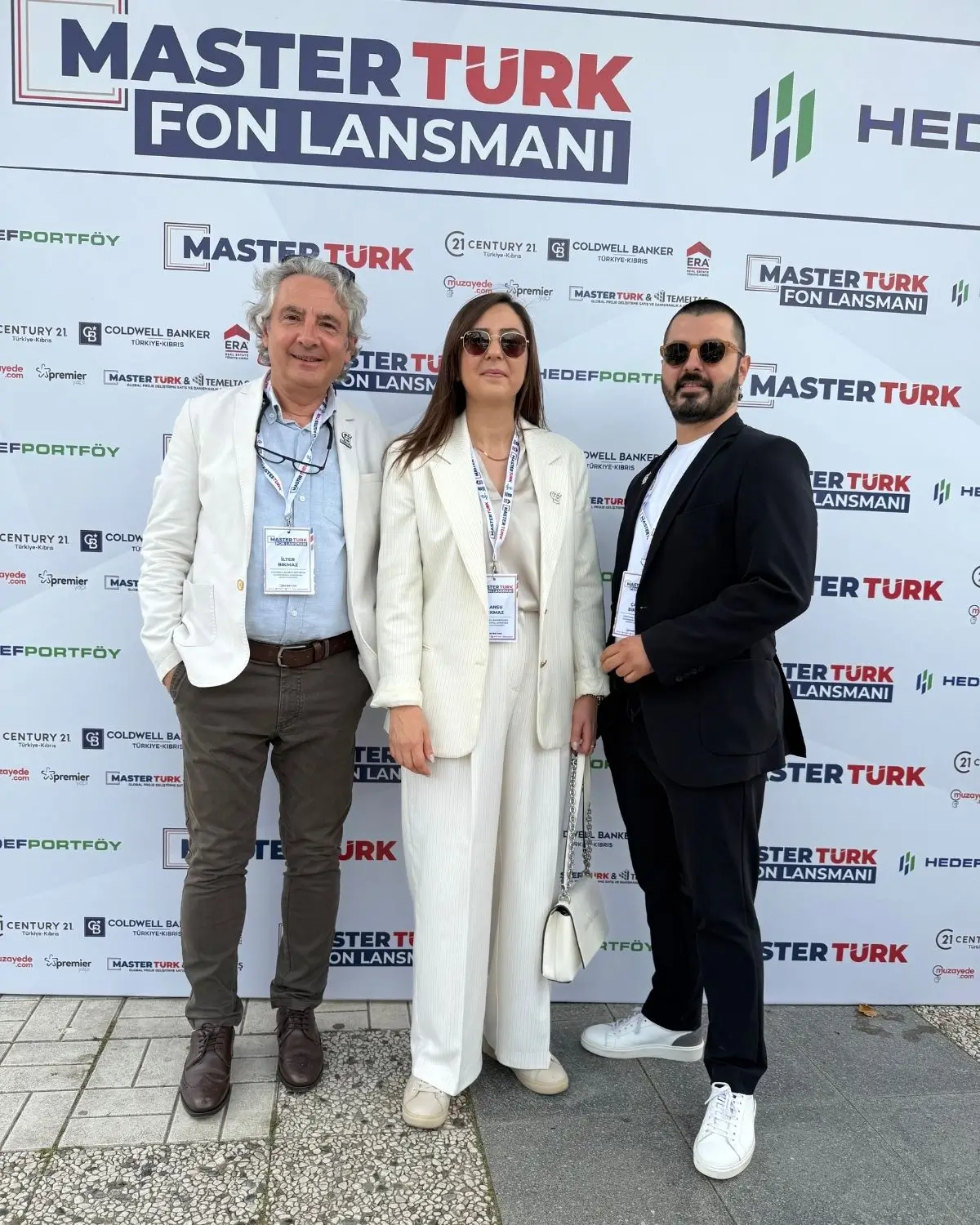 İlter Bıkmaz, Cansu Bıkmaz ve Çağrı Bıkmaz MasterTürk Fon Lansmanı etkinliğinde